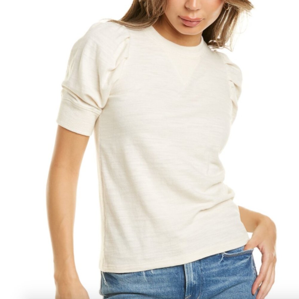 Brand New Frame Denim Vintage Shirred T Shirt